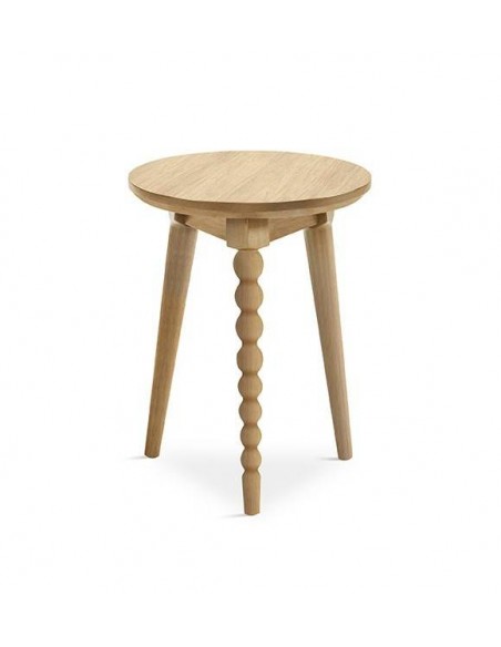 Mesa auxiliar RALA 35 en madera natural.