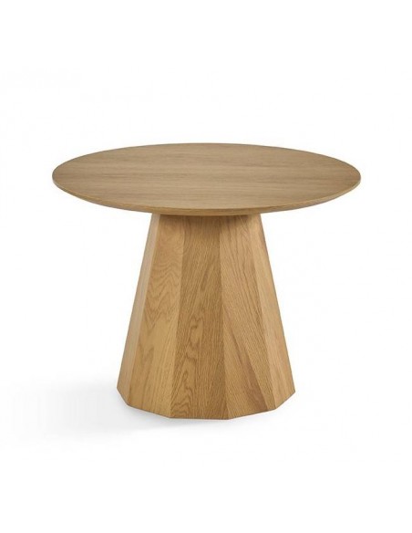 Mesa auxiliar ETNIC 60 en madera natural.