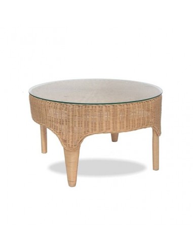 Mesa de centro CLARA 75 x 40, rattan natural e...