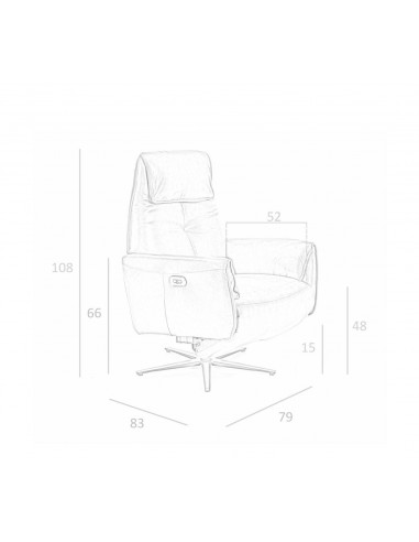 Poltrona duplo relax design italiano Angel...