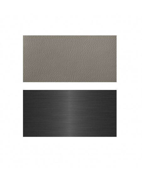 Sillón giratorio Angel cerdá 5044, cojín tapizado en piel visón.