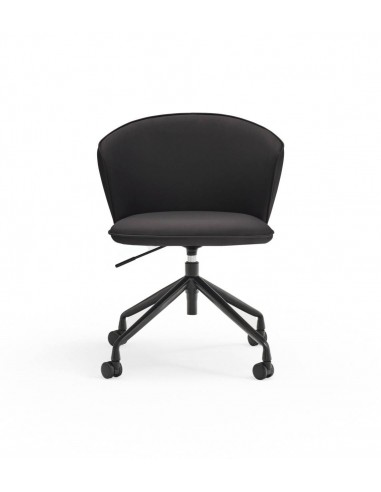 CADEIRA TEULAT ADD COM RODAS EM COURO SINTÉTICO...