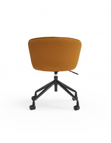 SILLA DE TEULAT ADD CON RUEDAS EN TEJIDO MOSTAZA.