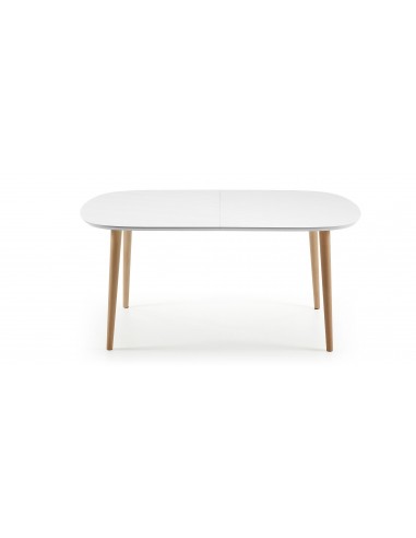 MESA OQUI OVAL 160(260) EXT MADERA NAT LAC MATE