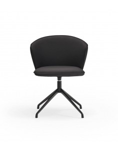 CADEIRA GIRATÓRIA TEULAT ADD EM COR TERRACOTTA DE COURO... 2