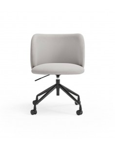 SILLA DE TEULAT MOGI CON RUEDAS, TEJIDO GRIS CLARO. 2