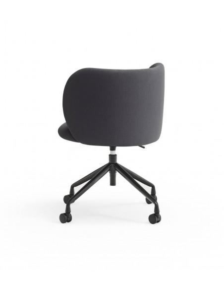 SILLA DE TEULAT MOGI CON RUEDAS, TEJIDO GRIS OSCURO.