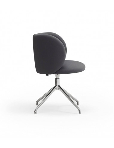 SILLA TEULAT MOGI GIRATORIA, TEJIDO GRIS OSCURO...