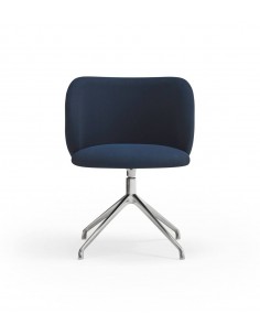 SILLA TEULAT MOGI GIRATORIA, TEJIDO AZUL MARINO, base... 2