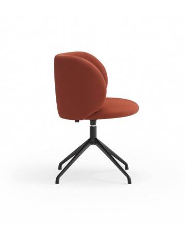 SILLA TEULAT MOGI GIRATORIA EN TEJIDO TEJA y...