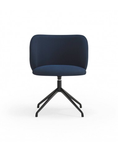 SILLA TEULAT MOGI GIRATORIA EN TEJIDO AZUL...