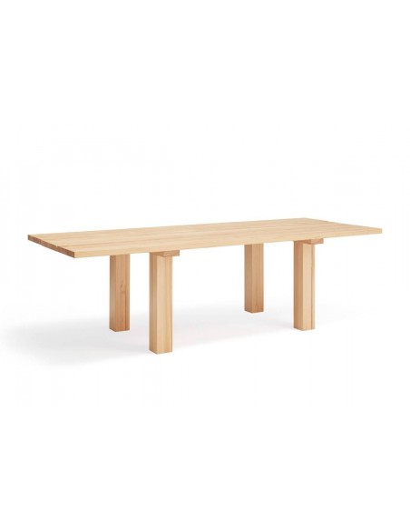 MESA TEULAT Mediterrâneo BANDA 260 x 100, MADEIRA NATURAL.