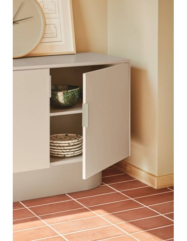 Teulat APARADOR TOTEM 200 x 50, MDF lacado arena.