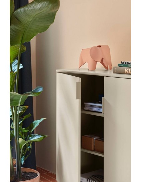 TEULAT MUEBLE AUXILIAR TOTEM 110x45, MDF lacado ARENA.