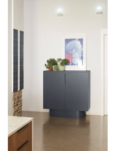 TEULAT MUEBLE AUXILIAR TOTEM 110x45, MDF lacado gris... 2