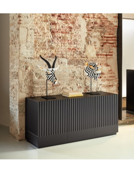 Teulat aparador Doric 148x48, negro