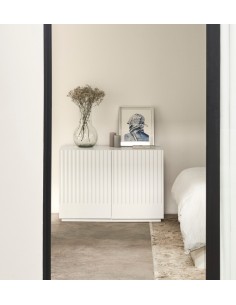 Teulat COMODA DORIC 100 x 48. MDF lacado blanco interior... 2