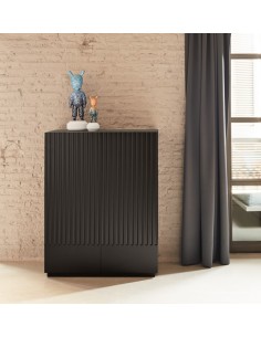 Teulat móvel auxiliar DORIC 90x120, preto 2
