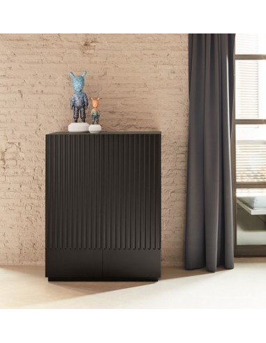 Teulat móvel auxiliar DORIC 90x120, preto