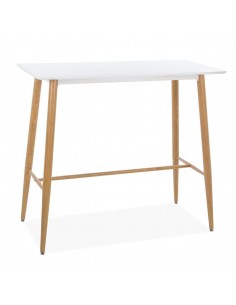 Mesa Alta BERTA 120x60, metal, couro