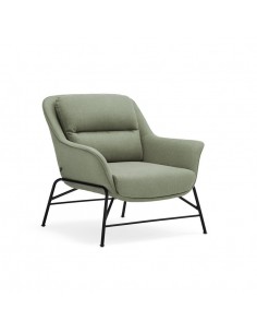 BUTACA DE DISEÑO SADIRA GRIS VERDOSO.