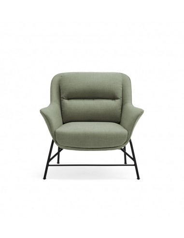 BUTACA DE DISEÑO SADIRA GRIS VERDOSO.