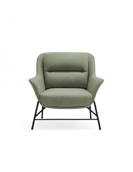 BUTACA DE DISEÑO SADIRA GRIS VERDOSO.