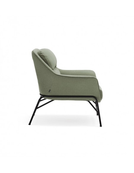 BUTACA DE DISEÑO SADIRA GRIS VERDOSO.