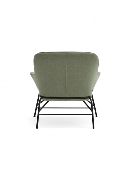 BUTACA DE DISEÑO SADIRA GRIS VERDOSO.