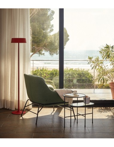 BUTACA DE DISEÑO SADIRA GRIS VERDOSO.