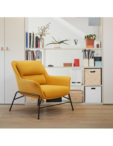 POLTRONA DE DESIGN SADIRA MOSTARDA.