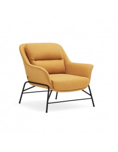POLTRONA DE DESIGN SADIRA MOSTARDA.