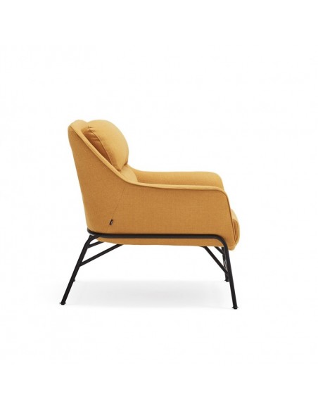 POLTRONA DE DESIGN SADIRA MOSTARDA.