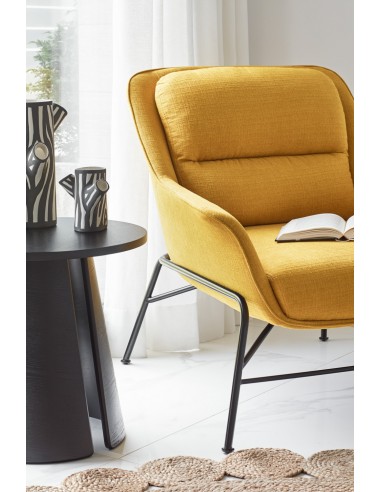 POLTRONA DE DESIGN SADIRA MOSTARDA.