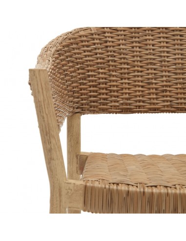 Silla apilable exterior Pola madera eucalipto y...