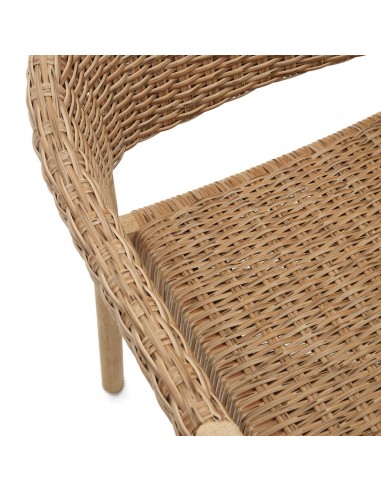 Silla apilable exterior Pola madera eucalipto y...