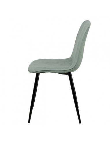 Cadeira MARLEEN estofada com tecido menta e...