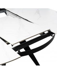 Mesa extensível redonda LUNA Ø 130 (180), porcelanico... 2
