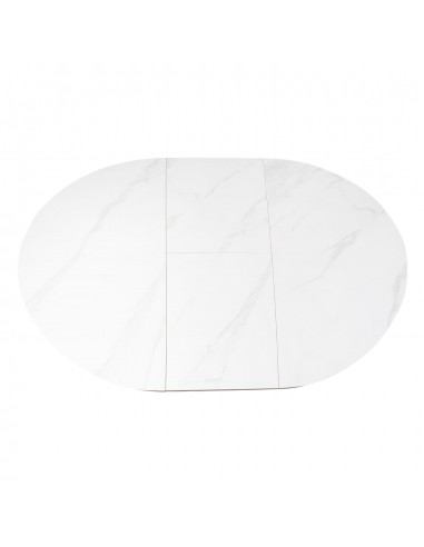 Mesa extensible redonda ZURI Ø 130 (180),...