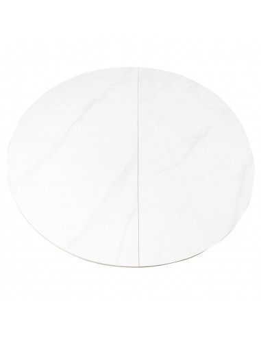 Mesa extensible redonda ZURI Ø 130 (180),...