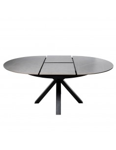 Mesa extensível redonda ZURI Ø 130 (180), porcelánico... 2