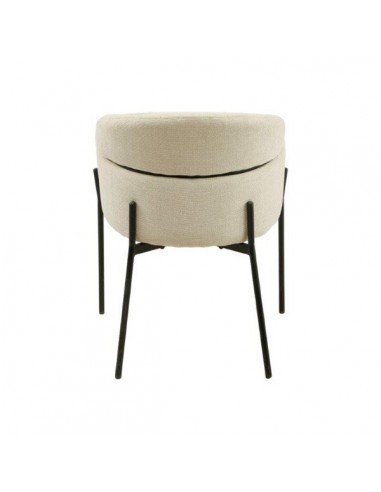 Cadeira SALLY com braços em tecido Tango e aço...