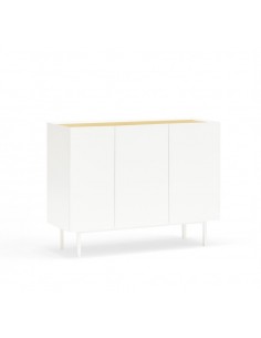 TEULAT APARADOR ARISTA 110x40, lacado a branco.