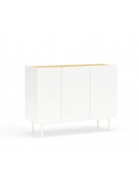 TEULAT APARADOR ARISTA 110x40,lacado en blanco.