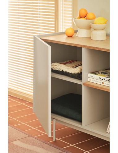 Teulat aparador OTTO 130 x 45. MDF arena y...