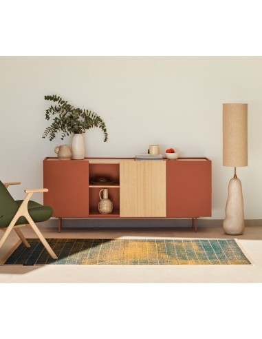 Teulat aparador OTTO 180 x 45. MDF teja y...