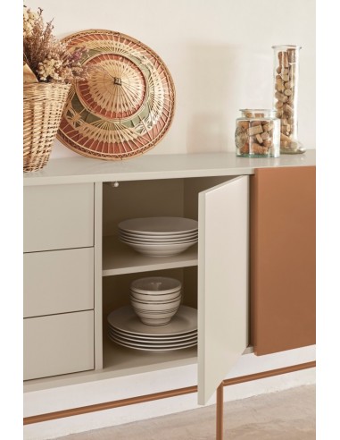 Teulat aparador NUBE 180 x 45, MDF lacado color...