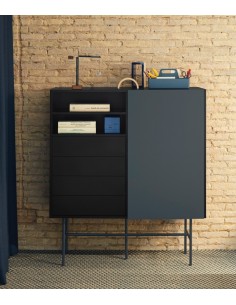 Teulat mueble auxiliar alto NUBE 120 x 45, MDF lacado... 2