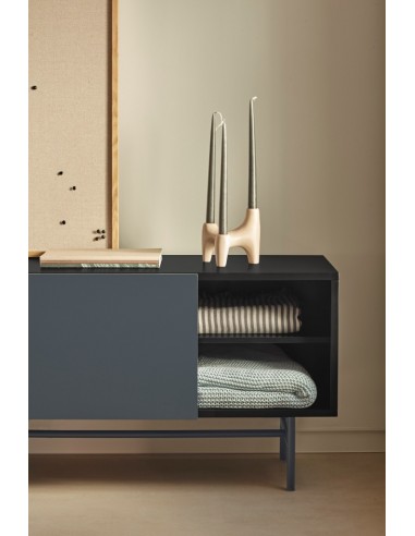 Móvel TV Teulat NUBE 180 x 40, MDF lacado preto...