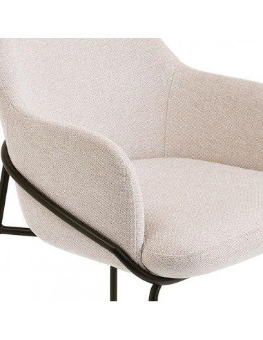 Cadeira ABIGAIL com braços em tecido florestal...